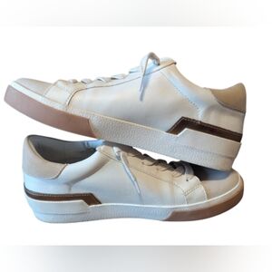 Dolce Vita White and Tan Sneakers